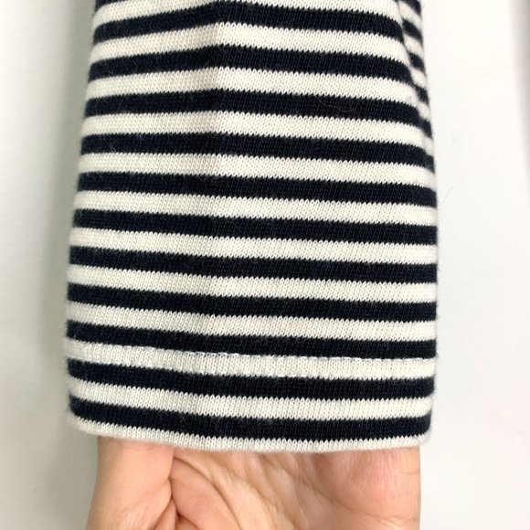 KATE SPADE‎ Lets Fly Away Graphic Striped Long Sleeve Top Sz S - Picture 7 of 10